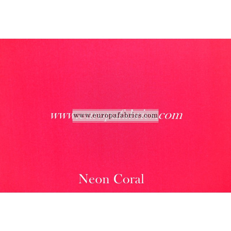 Solid Color Shiny SKU5503 Neon Coral