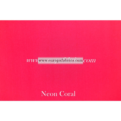 Solid Color Shiny SKU5503 Neon Coral