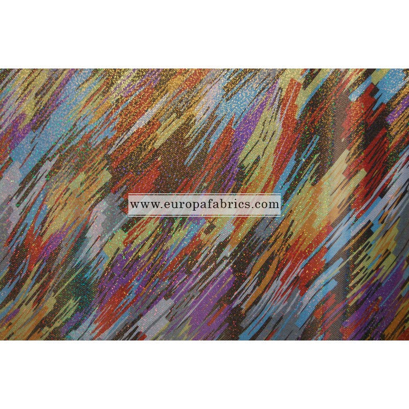 Metallic Lycra 4 way Stretch SKU 2023