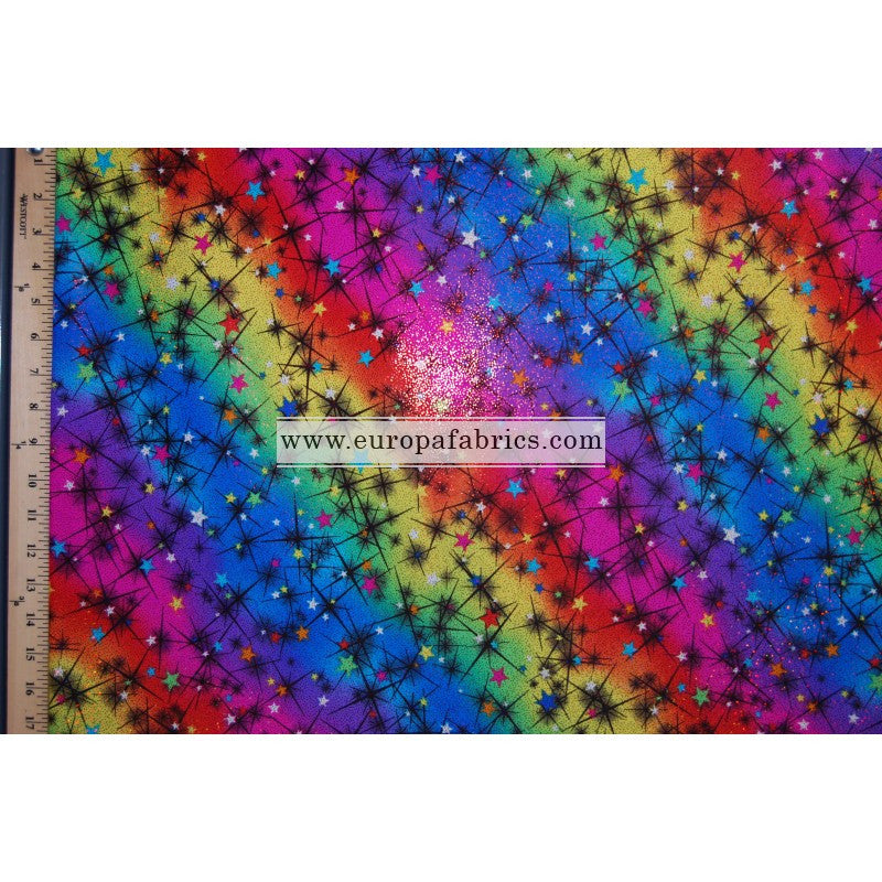 Print Metallic Lycra SKU 6035