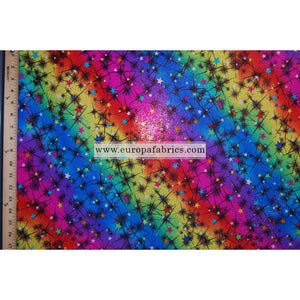 Print Metallic Lycra SKU 6035