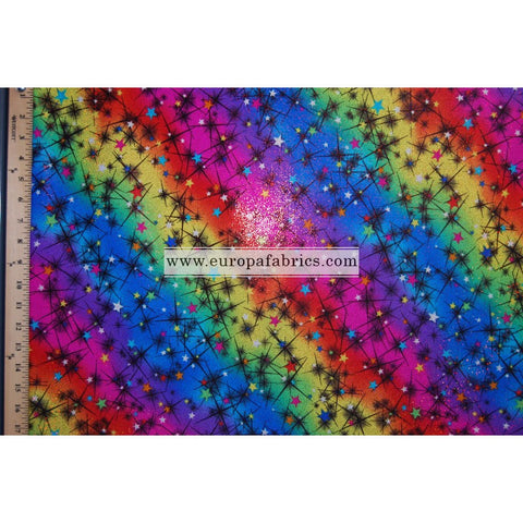Print Metallic Lycra SKU 6035