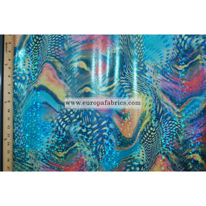 Print Metallic Lycra SKU 6042