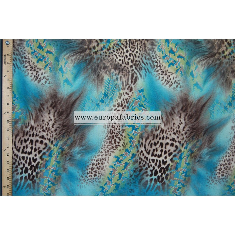 Single Spandex Venice Print SKU 8011