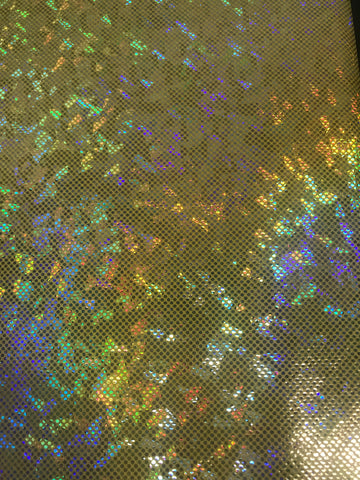 Metallic Shattered Glass SKU 2153 Yellow