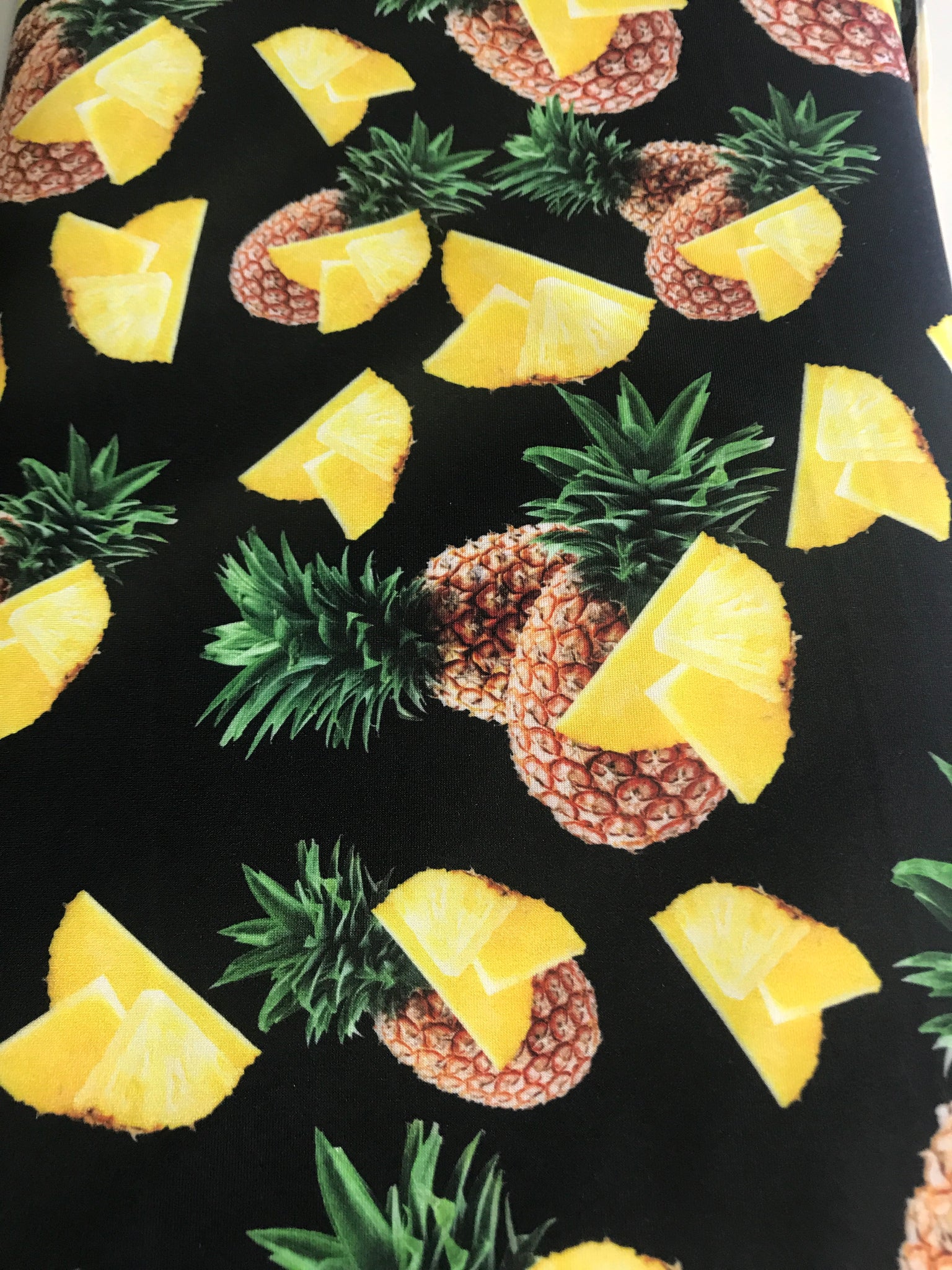 Print Lycra SKU 2157 pineapple