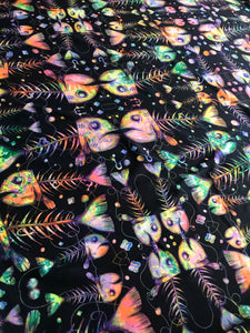 Print Lycra SKU 2158 Fishes